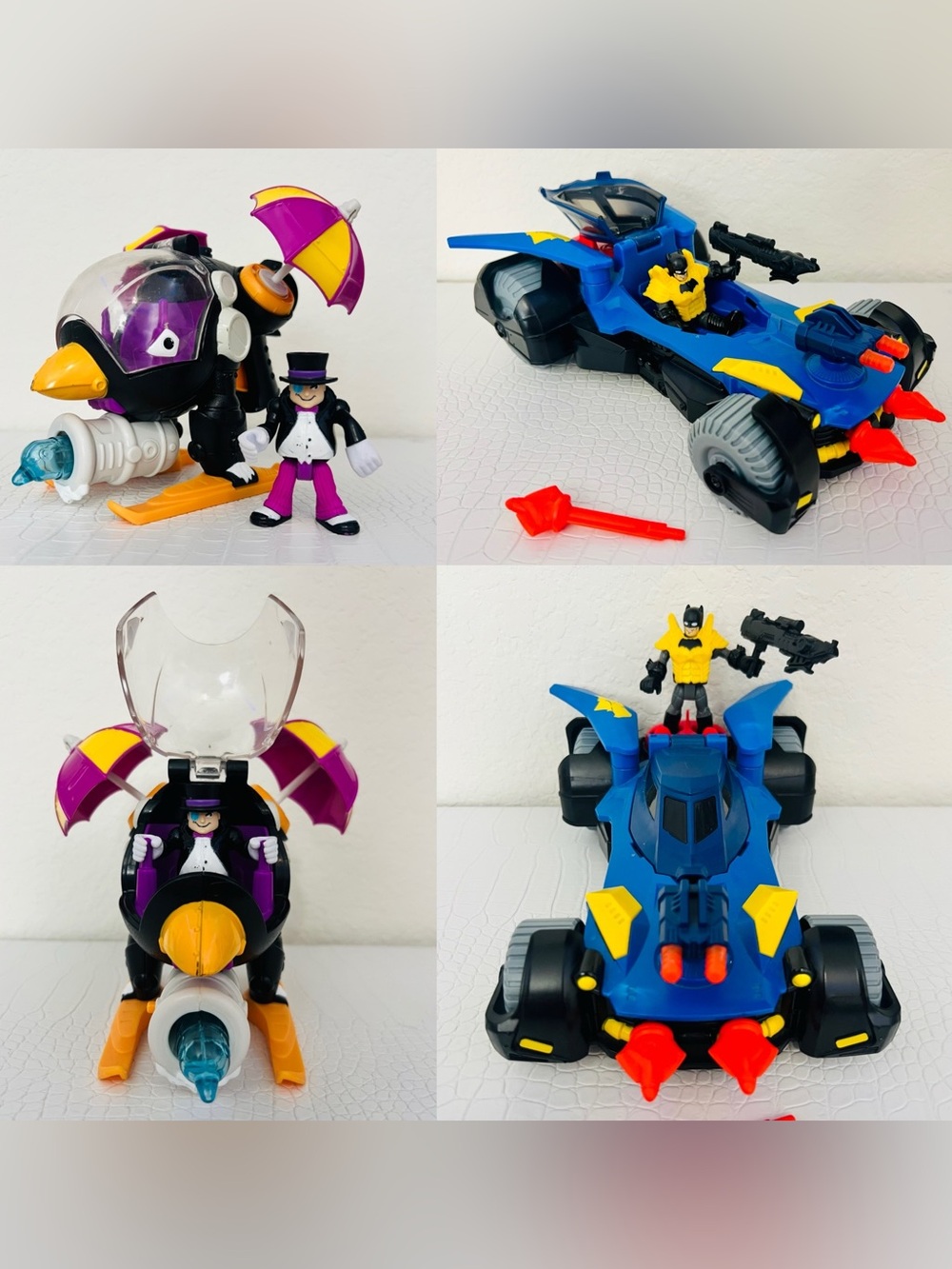 Batmobile & Penguin Copter *all pieces*